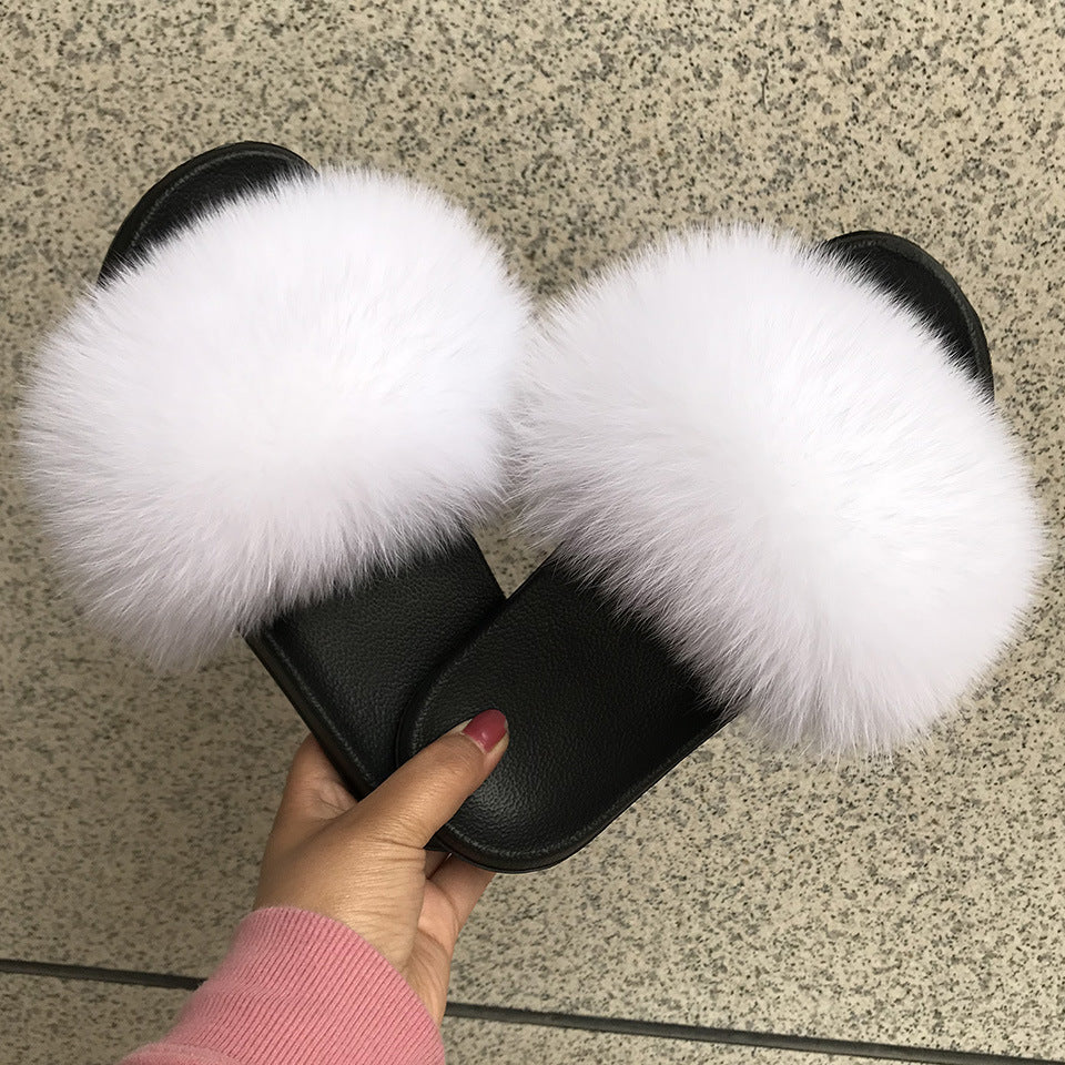 Fox Fur Slides